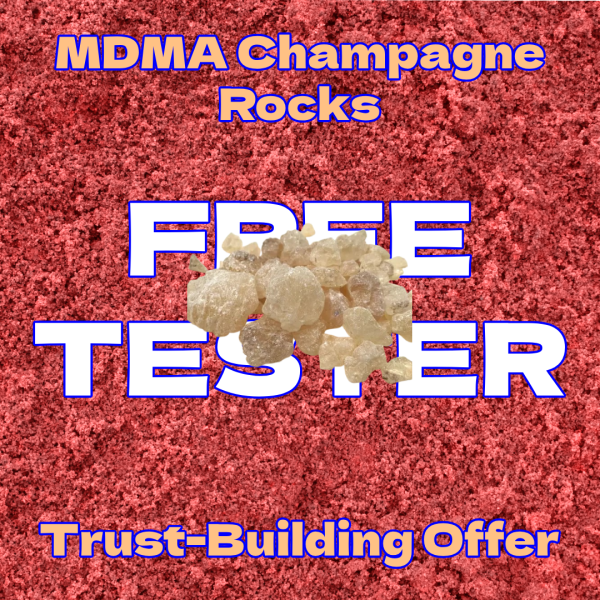 FREE / 0.1g MDMA Champagne Rocks 84% Pure (Trust-Building Offer)